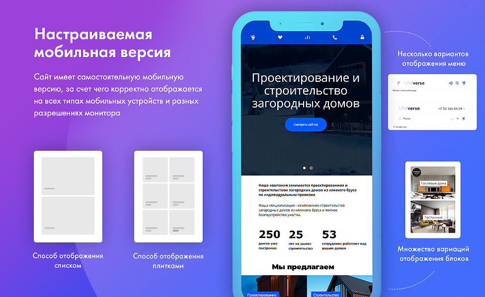 INTEC UniBOX - конструктор лендинговых сайтов с уникальным редактором дизайна и интернет-магазином