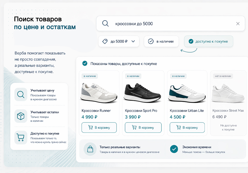 Дубовой: Верба - векторный умный поиск товаров через нейросети