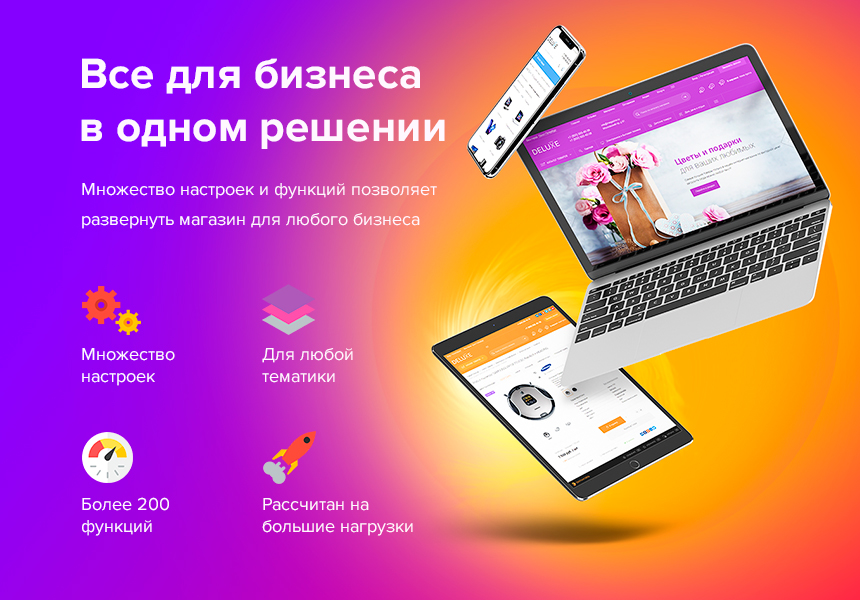 Digital Web, Deluxe - многофункциональный интернет-магазин 2 в 1