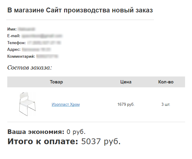 Корзина BeehiveСart для редакции “Старт”