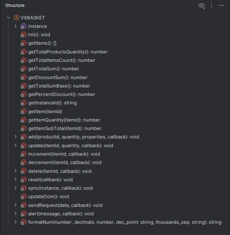 Корзина для сайта
