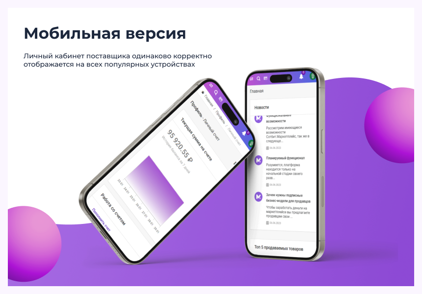Сотбит: Маркетплейс Стандарт – личный кабинет поставщика