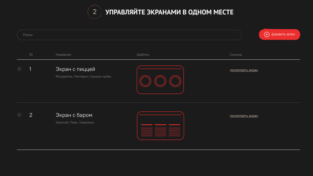 Сafeboard - Создание и моментальная актуализация цифровых меню-бордов для вашего кафе