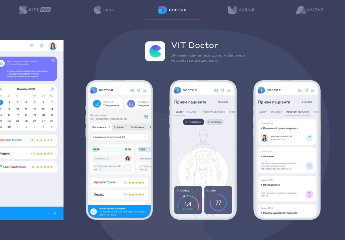 Сайт многопрофильной клиники, медицинского центра