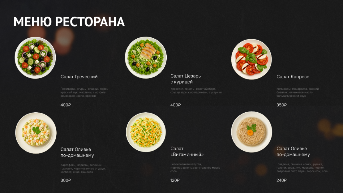 Сafeboard - Создание и моментальная актуализация цифровых меню-бордов для вашего кафе