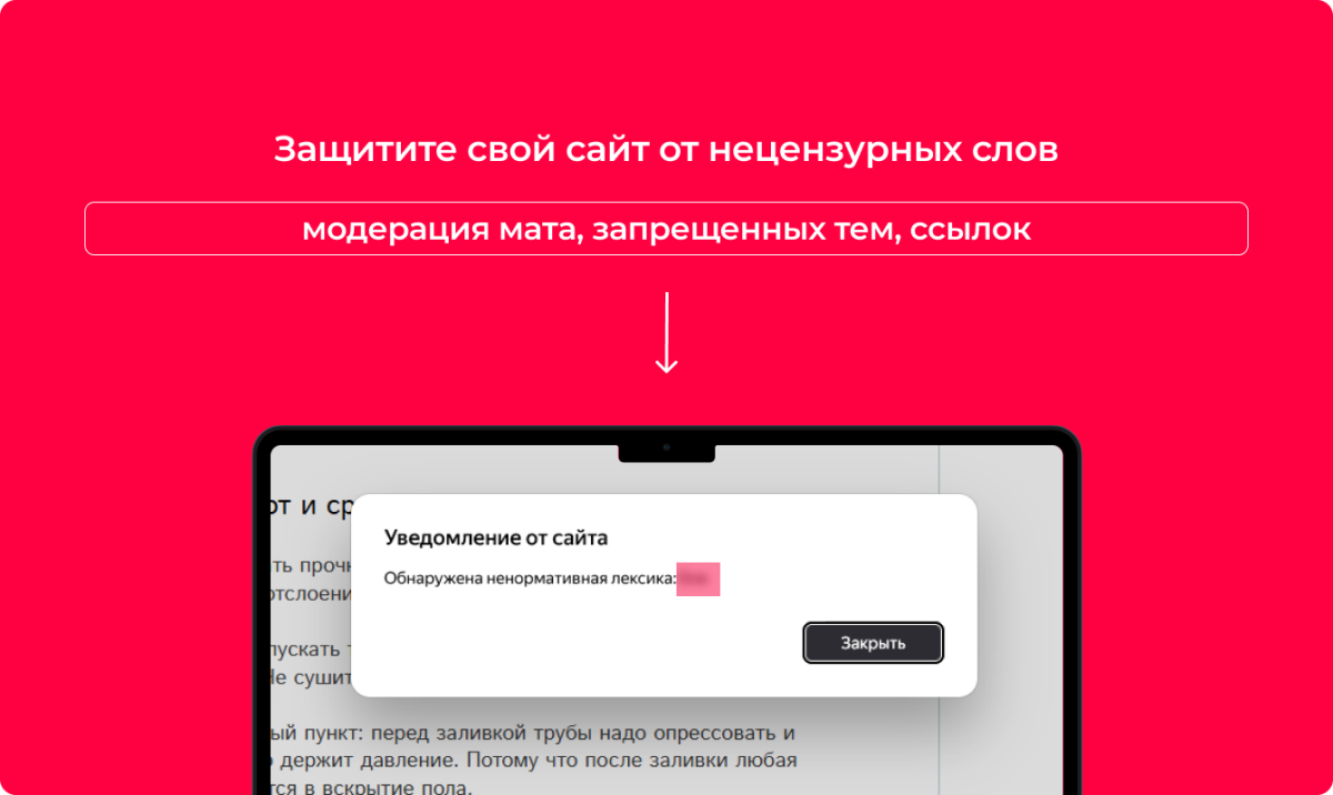 Bquadro: Модерация нецензурных слов